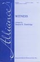 Witness SATB choral sheet music cover